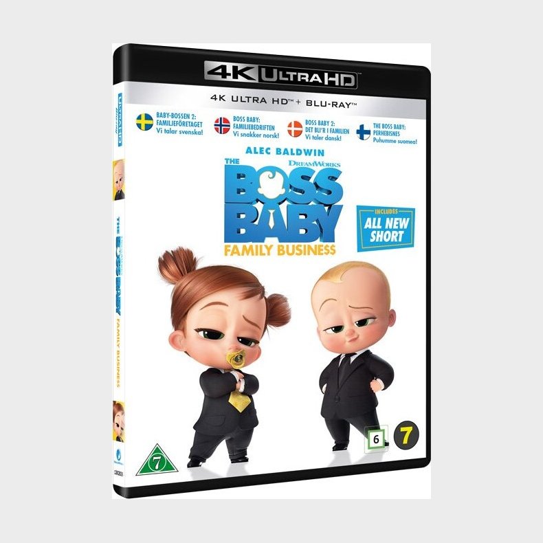 Boss Baby 2 - Det Bli'r I Familien - 4K Blu-Ray