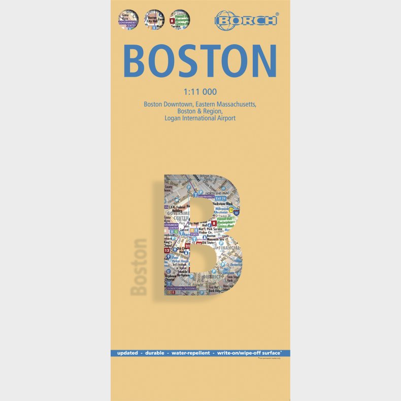 Boston - Borch Maps  - English book