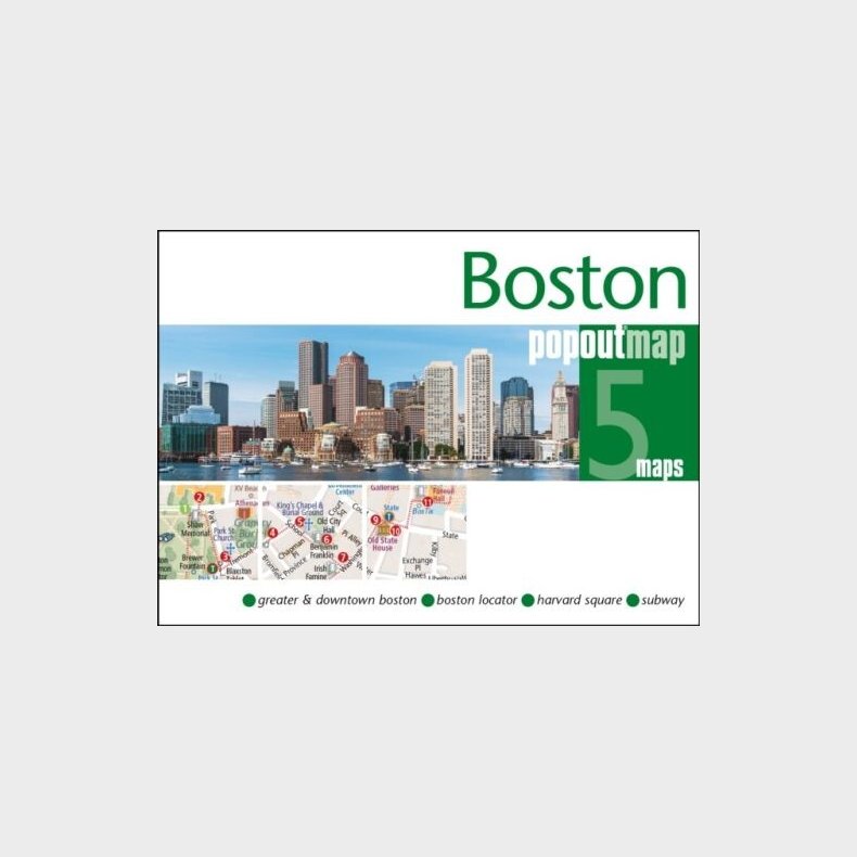 Boston Popout Maps - Popout Map - English Book