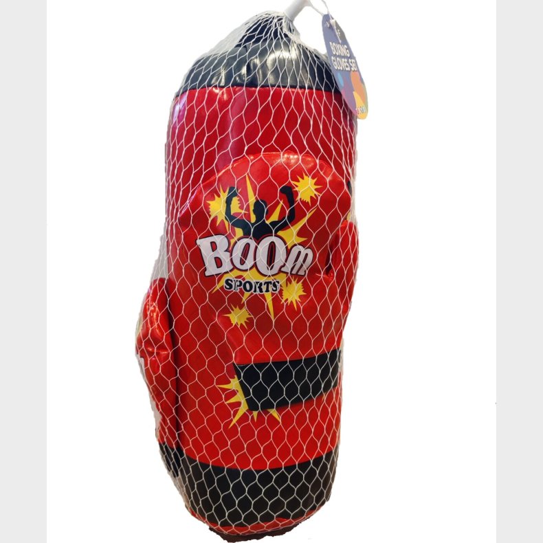 Boksepude S�t Til B�rn - Inkl. Boksehandsker - Til Oph�ng