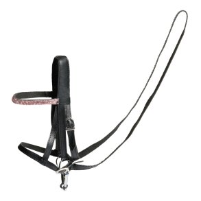 Cheval Roi | Cheval Roi tilbehr - Trense, sort/pink rhinsten