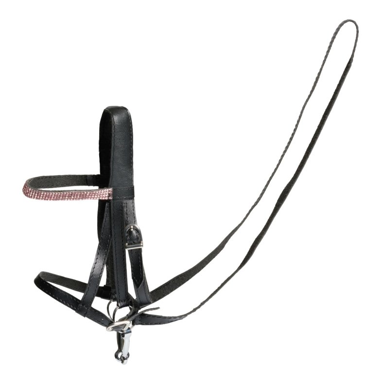 Cheval Roi | Cheval Roi tilbehr - Trense, sort/pink rhinsten
