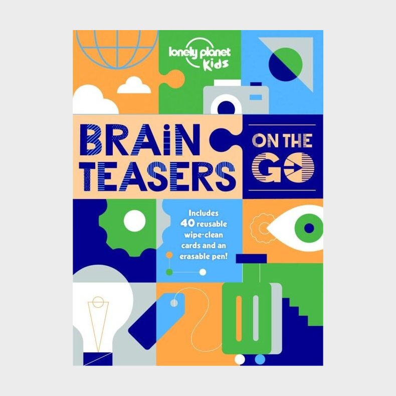 Brain Teasers On The Go - Lonely Planet Kids - English book
