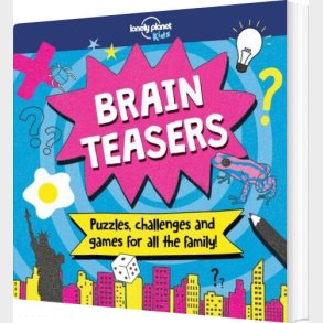 Brain Teasers: Puzzles, Challenges And Games For All The Family! - Lonely Planet Kids - English book