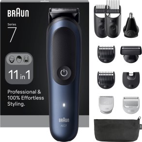Braun - All-in-one Series 7, 11-i-1 Groomings�t, Aio7540 - Black / Deep Blue