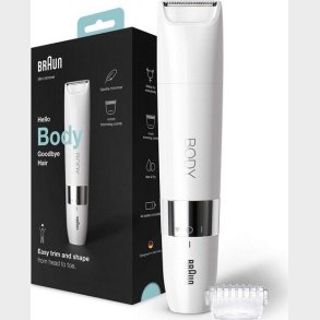 Braun Bs1000 - Body Mini Trimmer - Hvid