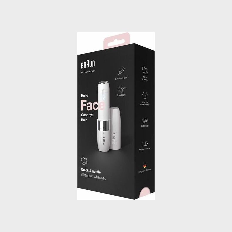 Braun Fs1000 - Mini H�rfjerner Til Ansigt - Hvid