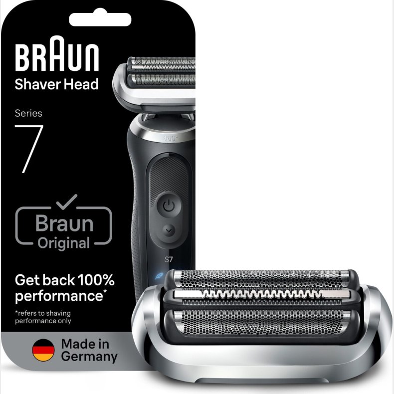 Braun - Series 7 Elektrisk Barbermaskine - Originalt Reservehoved, 74s - Silver