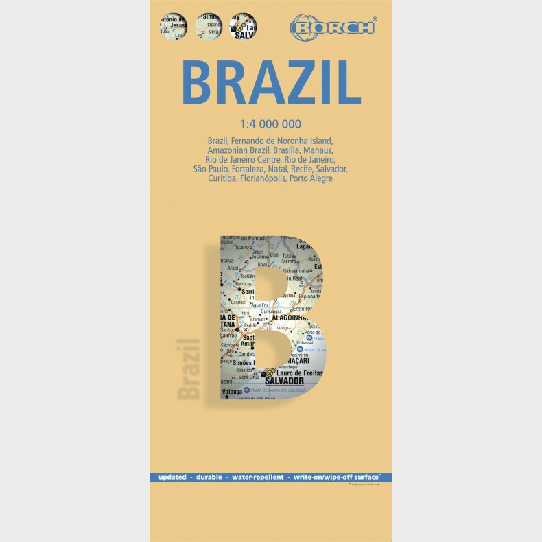 Brazil - Borch Maps  - English book