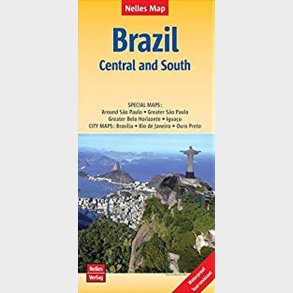 Brazil: Central And South, Nelles Map - English book