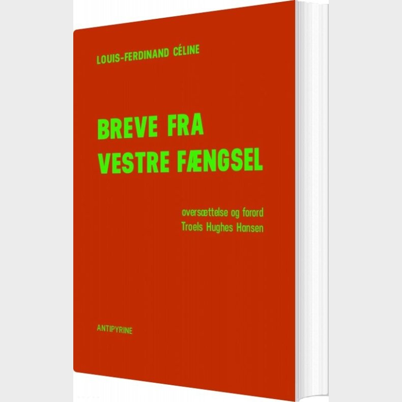 Breve Fra Vestre F�ngsel - Louis-ferdinand C�line - Bog