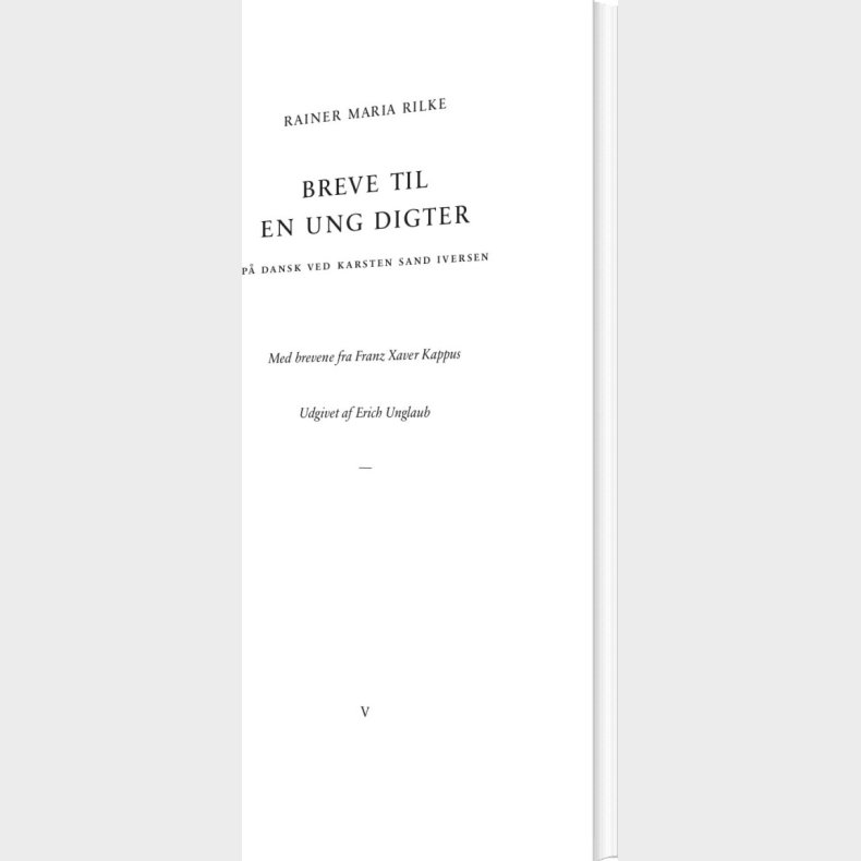 Breve Til En Ung Digter - Rainer Maria Rilke - Bog