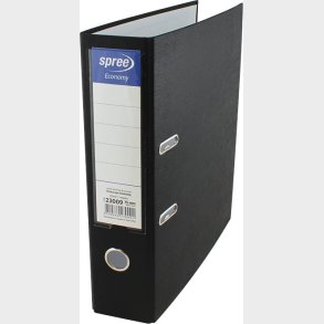 Brevordner 75 Mm - Sort - Spree