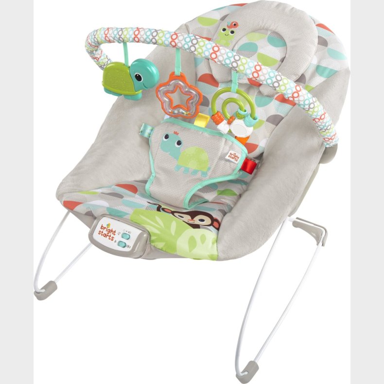 Bright Starts - Vippe Skrstol, Happy Safari Bouncer - (bs-11508)