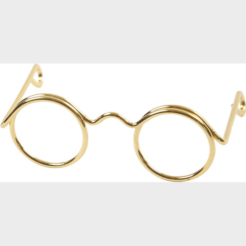 Briller - B 35 Mm - Guld - 10 Stk.