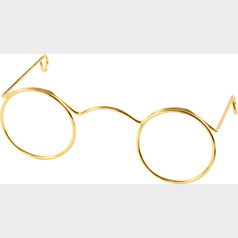 Briller - B 60 Mm - Guld - 10 Stk.