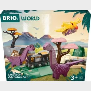 Brio World - Togbanest Med Dinosaurer - 36094