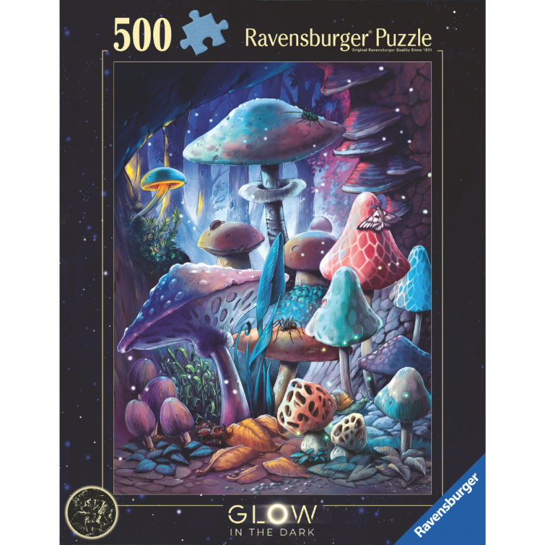 Ravensburger | Puslespil med 500 brk. - Svampe i mneskr