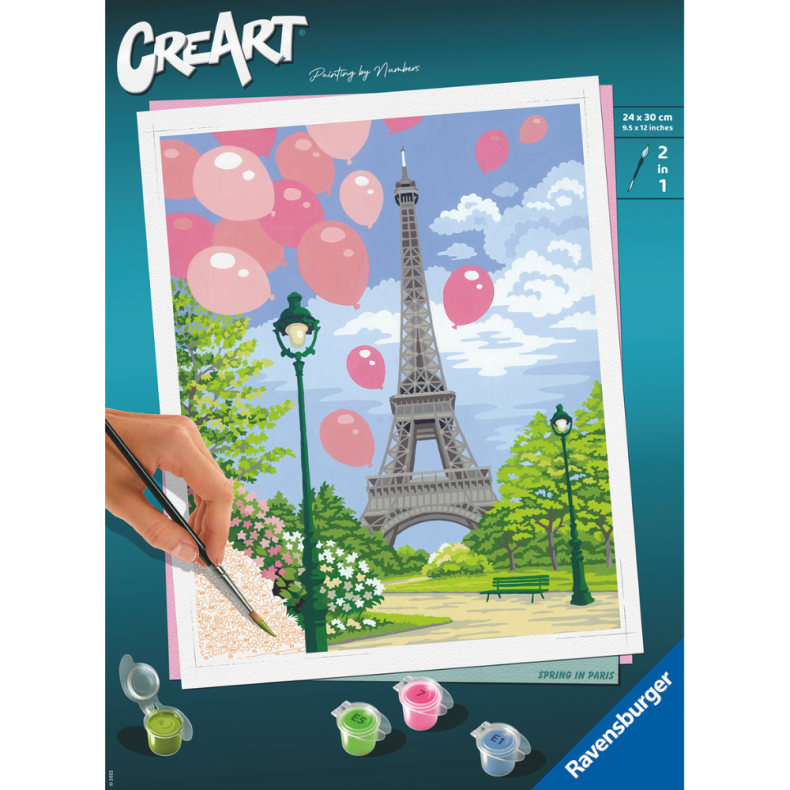 Ravensburger | CreArt Paint by Numbers - Forr i Paris