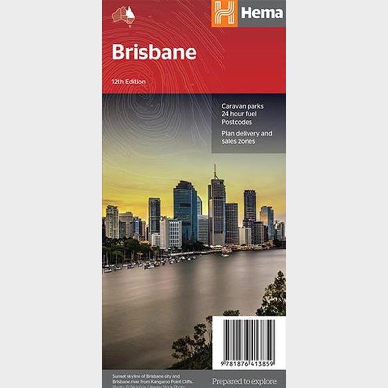 Hema Maps - Brisbane & Region Handy Map - English book