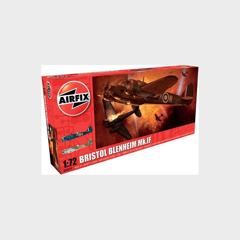 Airfix - Bristol Blenheim Mk.if Modelfly Byggest - 1:72 - A04059