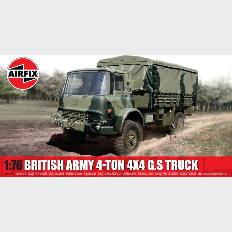 Airfix - British Army 4-ton 4x4 G.s Truck - 1:76 - A02326a