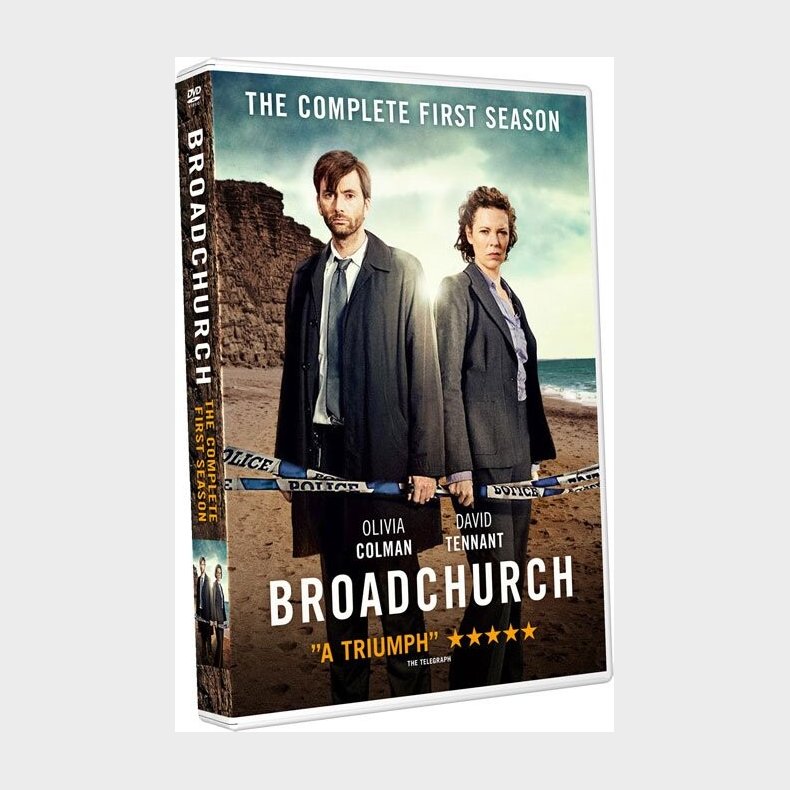 Broadchurch - Sson 1 - Bbc - DVD - Tv-serie