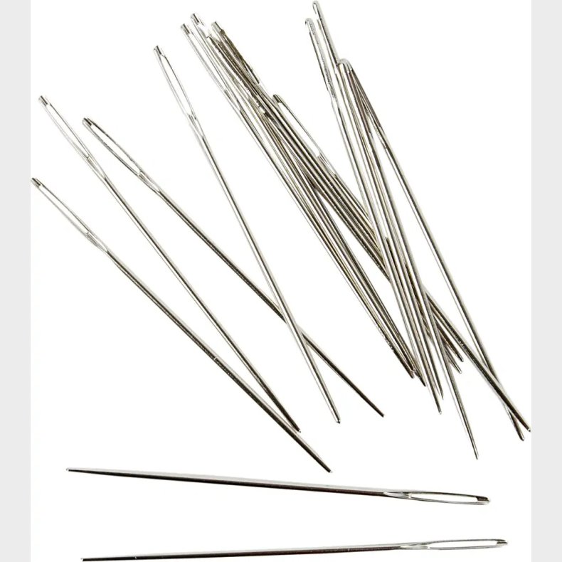 Broderin�l - �jem�l 6 Mm - Nr. 24 - L 36 Mm - Uden Spids - 25 Stk.