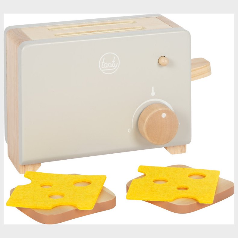 Legetjs Brdrister Med 2 Skiver Toast - Gr - Tasty - Small Foot