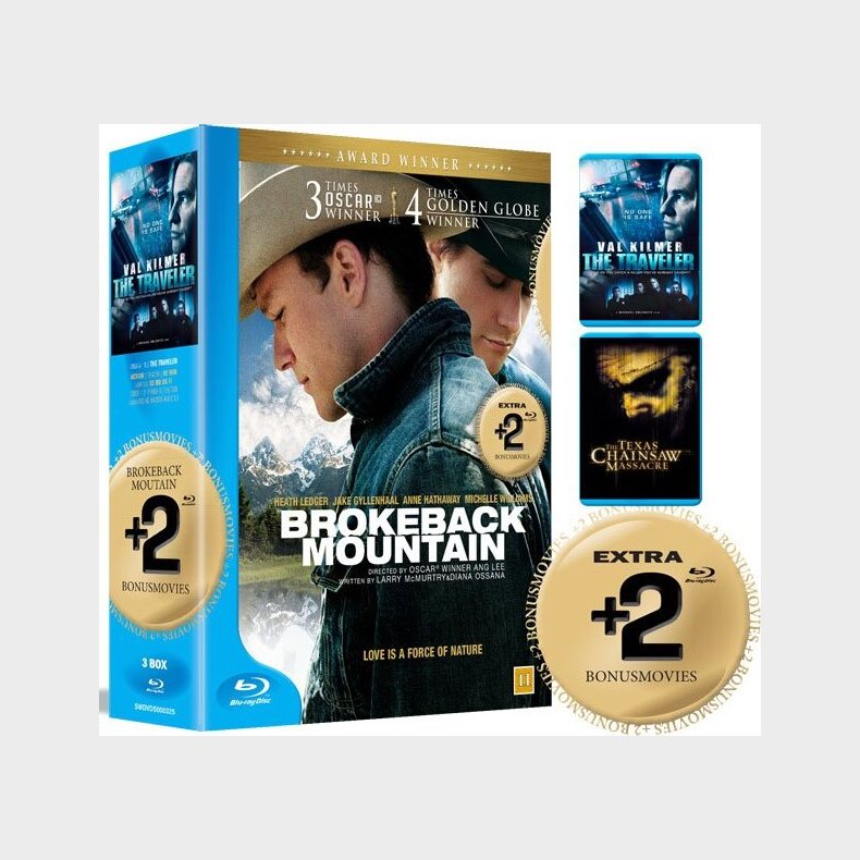 Brokeback Mountain / The Traveler / The Texas Chainsaw Massacre - Blu-Ray