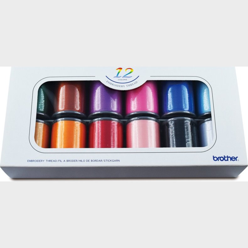 Brother - Ets12 Broderitr�d S�t (12 Farver)
