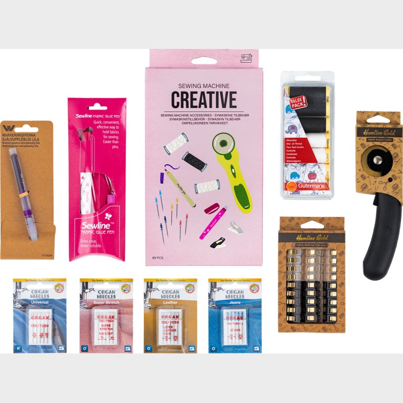 Brother - Kreativ Tilbeh�rs�ske 60 Dele