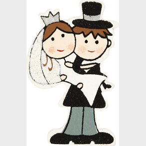 Brudepar - H 50 Mm - 4 Stk.