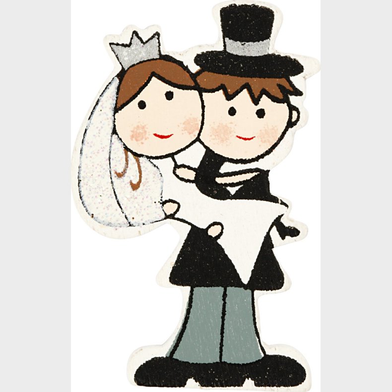 Brudepar - H 50 Mm - 4 Stk.