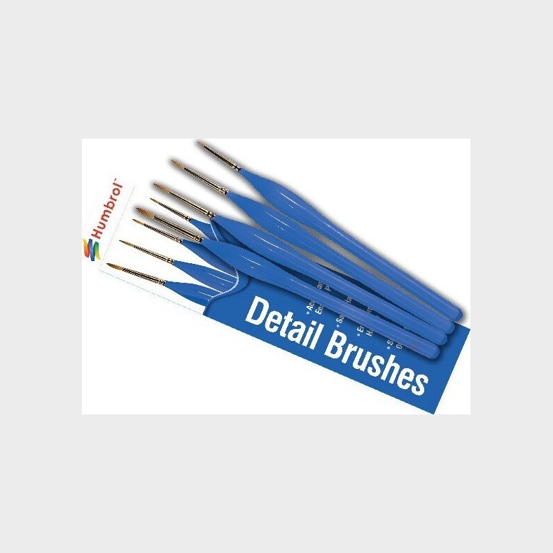 Pensels�t - Detail - Humbrol - 4 Stk