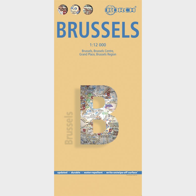 Brussels / Bruxelles - Borch Maps  - English book