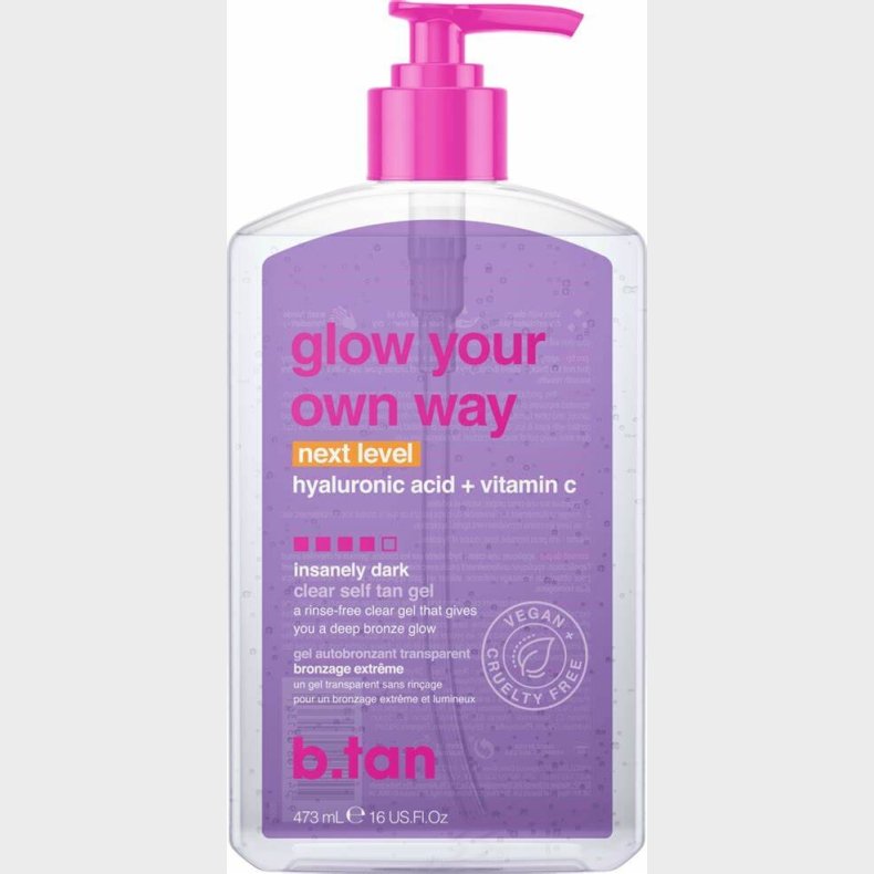 B.tan - Glow Your Own Way Next Level Tan Gel 473 Ml