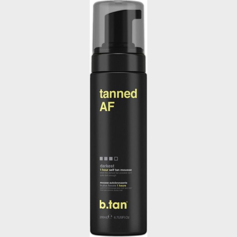 B.tan - Tanned Af Self Tan Mousse - 200 Ml