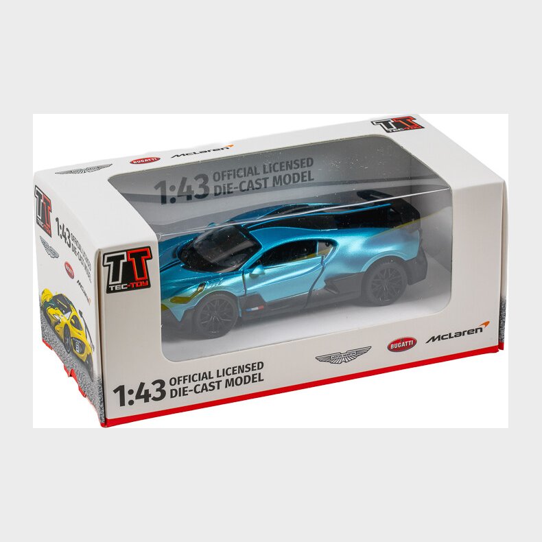 Bugatti Divo 1:43 Die-cast, Blue - Tec-toy