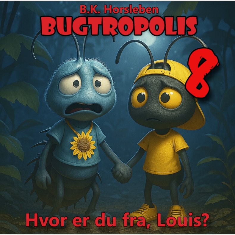Bugtropolis 8 - Hvor Er Du Fra, Louis? - B.k. Horsleben - Bog