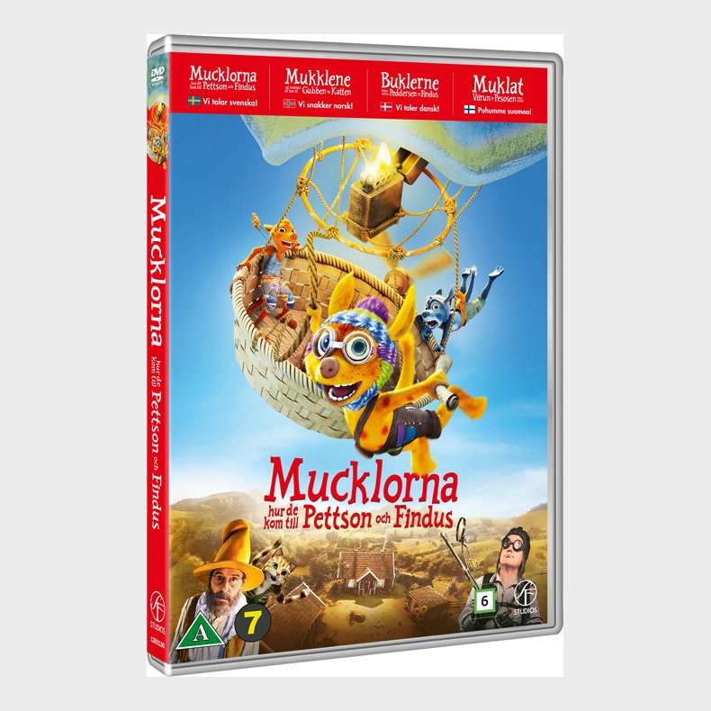 Buklerne Flytter Ind Hos Peddersen Og Findus - DVD - Film