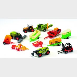 Leget�js Traktorer Og Trailere - Bull - 12 Stk