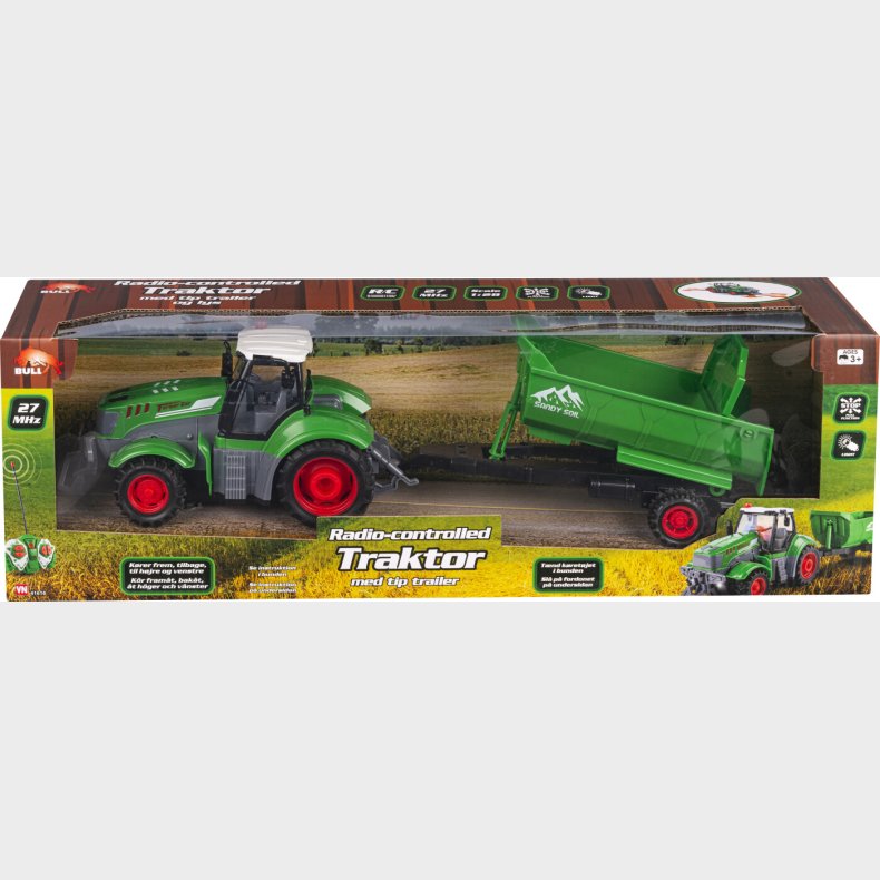 Bull - R/c Traktor M/ Anh�ng