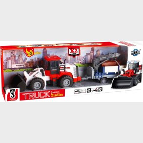 Bulldozer W/hanger, Woods, Friction, Light & Sound - Klx Toys