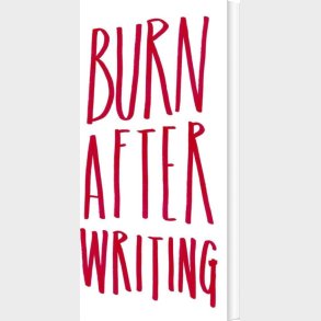 Burn After Writing - Sharon Jones - English Book