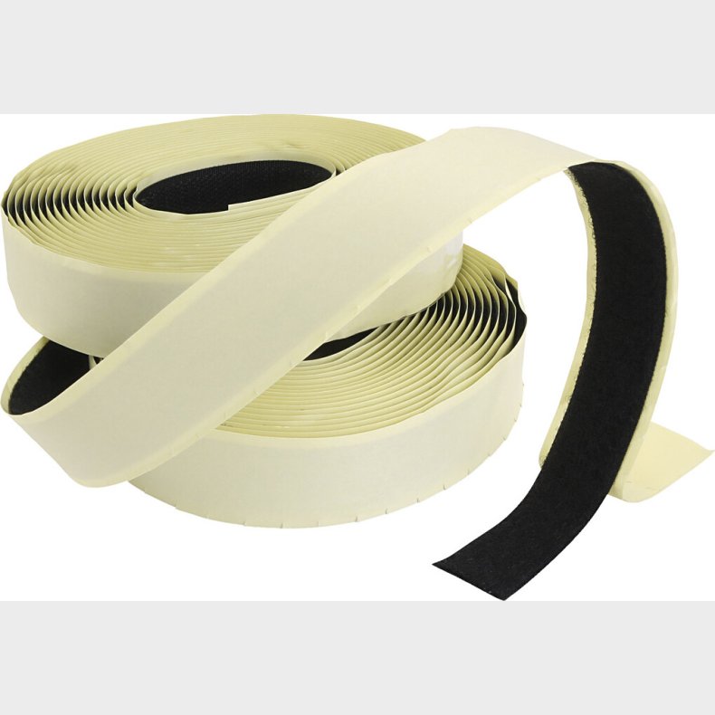 Burrebnd - Selvklbende - Tykkelse 2 Cm - Sort - 25 M