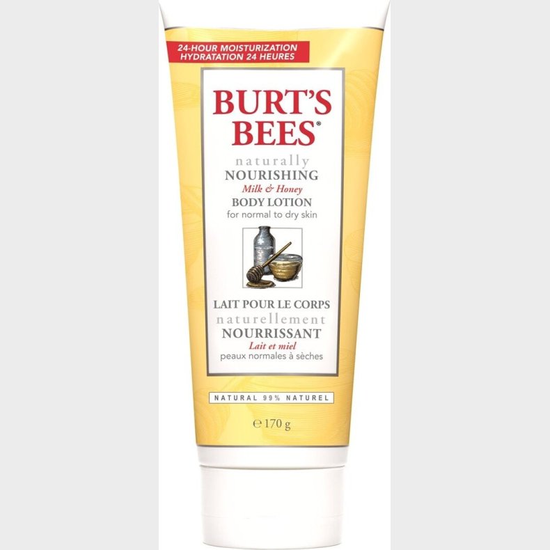 Burt's Bees - Body Lotion - Milk And Honey 170 Ml