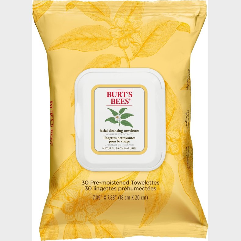 Burt's Bees - Facial Cleansing Towelettes - White Tea Extract