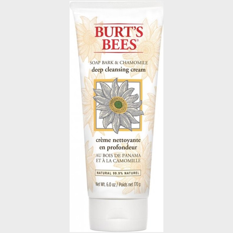 Burt's Bees - Soap Bark And Chamomile Deep Cleansing Cream 170 G