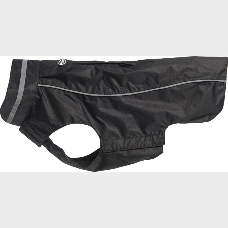 Buster - Regnjakke Til Hund - Sort - Str. M/l - 44 Cm